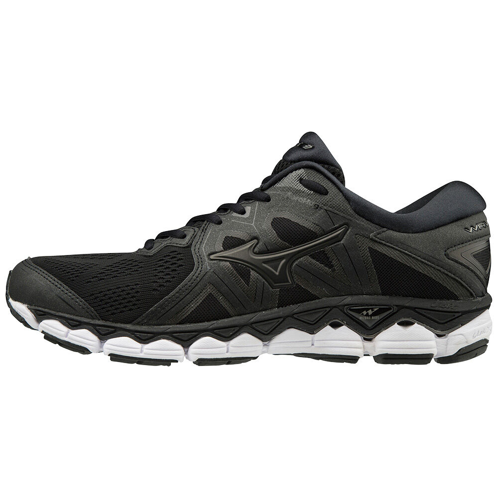 Scarpe Running Mizuno WAVE SKY 2 Uomo - Nere/Grigie - 81439-QEDV